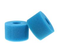 LALAFINA 2 Pièces Filtre de Piscine Cylindrique en Éponge | Lot, Bleu, Flexibilité Élevée, Meilleure Filtration, pour Aquarium et Bassin