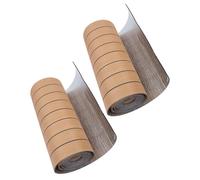 LALAFINA 2 Pièces Panneaux Muraux Adhésifs 3d Texture Grille, Papier Peint Auto-adhésif Imperméable en Pet, Épais et Anti-déformation, pour Salle de Bain et Cloison