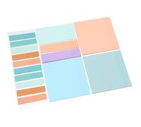 LALAFINA 500 Pièces Autocollants Mémo Détachables en Papier | Bureau et Lecture, Format Pratique, Notes Claires, Usage Simple, Lot de Feuilles Autocollantes