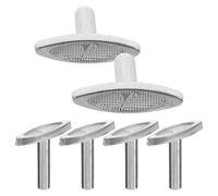 LALAFINA 6 Clés de Remontage pour Boîte à Musique en Métal Argenté, 6 Pièces, Design Simple et Solide, Outil Pratique pour Réparation D'horloge et Bricolage