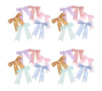 LALAFINA 60 Pièces Nœuds et Rubans Décoratifs en Polyester pour Emballage de Bonbons, Bande Polyvalente Maintien de Forme pour Présentation et Exposition en Magasin
