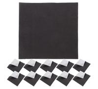 LALAFINA 60 Pièces Serviettes de Cocktail Noires en Papier Doux et Confortables, Faciles à Transporter, pour Fêtes et Événements,5x6,5 Pouces