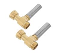 LALAFINA Amortisseur de Coups de Bélier et Résistance à Corrosion en Laiton et Acier Inoxydable 2 Pièces et Résistance à Corrosion 3/4 Pouce du Bruit pour Machine àver pour Buanderie et