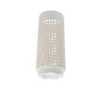LALAFINA Bac à Compost Intérieur, Conteneur pour Lombricomposteur, Plastique Blanc, 10,2x4,3 Po, pour Déchets Cuisine et Potager, Recyclage Organique et Enrichissement Continu du Sol