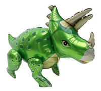 LALAFINA Ballon Dinosaure en Aluminium Vert Décoratif et Léger pour Fête D'anniversaire, Accessoire pour Prendre des Photos et Décorer Style
