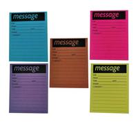 LALAFINA Bloc-notes Autocollant Fluorescent Coloré en Papier, Finition Soignée sans Traces, pour Bureau et Maison, Mémo Multifonction Compact