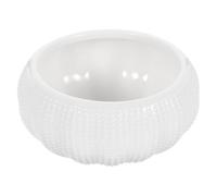 LALAFINA Bol à Dessert en Céramique Blanc pour Caviar D'oursin Finition Exquise, Accessoire pour Pique-niques et Repas en Famille