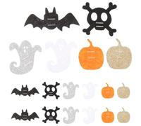 LALAFINA Cartes Sucette Support Solide en Tissu Non Tissé Halloween 30 Pièces pour Sucettes, Décoration Festive Plusieurs styles pour Scène de Fête et Occasions Diverses Plusieurs styles