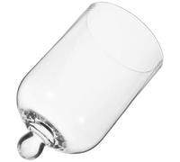 LALAFINA Cloche Dôme en Verre Transparent pour Décoration Intérieure Couvercle, pour Présentation de Fleurs Préservées et Protection Anti-poussière Lors de Soirées
