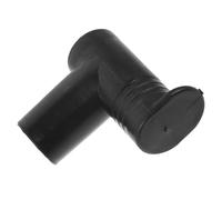 LALAFINA Connecteur de Portant à Vêtements pour Tube de Penderie, pour Séchage Intérieur et Extérieur en Plastique Noir, Articulation en Angle Droit Double, Support Solide
