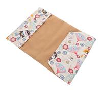 LALAFINA Couverture du Manuel, Pochette de Livre en Coton Beige, Lavable, Extensible, Imprimé Animal Mignon, pour Paperbacks et Bibles, pour Étudiants