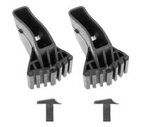 LALAFINA Housses D'échelle Design Épais Facile à Fixer en Caoutchouc Noir Antidérapantes Protège-pieds pour Échelle Pliable, 4 Pièces pour Usage Domestique Sécurisé