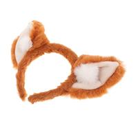 LALAFINA Joli Doux et Confortable Oreilles de Renard en Peluche Serrage-tête Bandeau Animal Adorable pour Filles pour Cosplay, Fêtes et Performances Scène