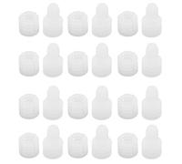 LALAFINA Lot de 20 Set de Set de Inserts Écrous en Nylon Blanc pour Charnières D'armoire, Fixation Solide et Polyvalente pour Installation de Meubles et Armoires