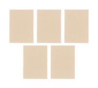 LALAFINA Lot de 5 Raclettes en Laine Beige pour Application de Films Teintés et Covering Voiture, sans Rayures ni Bulles, Outil pour Pose de Vinyle et Autocollants