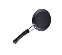 LALAFINA Mini Poêle à Frire Antiadhésive en Fonte Noire, pour Induction, Facile à Nettoyer, pour Œufs Pochés et Omelettes Cuisine ou Restaurant