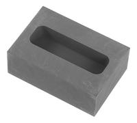 LALAFINA Moule à Lingots en Graphite 55×37×20 Mm, Creuset de Fusion 100g pour Moulage Métal, Haute Pureté et Densité, Adapté pour Or, Cuivre, Laiton - Outil Fonderie Bijoux Précis et