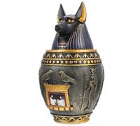 LALAFINA Ornement Rétro en Résine Thème de L'égypte Antique, Pot de Rangement Élégant pour Décoration Maison, Résistant et Difficile à Déformer, pour Chambre Style Plusieurs Styles