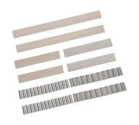 LALAFINA Outils de Coupe en Acier Inoxydable Trancheuse Professionnelle 10 Pièces pour Argile pour Pâte Polymère, pour Sculpture et Modelage DIY