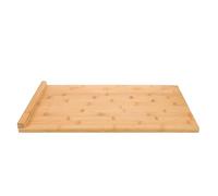 LALAFINA Planche à Découper Compatible Lave-vaisselle avec Couvercle Intégré Khaki en Bois Grosse Planche Multifonction pour Usage Quotidien Intensif Cuisine