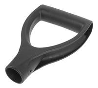 LALAFINA Poignée de Remplacement en Plastique Noir Forme Outils de Jardinage, Manches de Bêche Ergonomiques Légers, pour Creuser et Ratisser