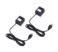 LALAFINA Pompe à Eau Silencieuse pour Fontaine Animale en Plastique Noir 2pcs Faible Consommation et Débit Maximal de 180l/h pour Aquarium de Table