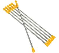 LALAFINA Rallonge Pulverisateur Toiture 7m en Acier Inoxydable, Tige de Remplacement Extensible Facile à Installer pour Pulvérisateur de Jardin, Lot de 6 Pièces