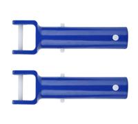 LALAFINA Tête aspirateur Piscine Accessoires pour Piscine 2 Ensembles poignée Pince en V Plastique léger pour Piscine enterrée Maison hôtel