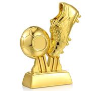LALAFINA Trophée du Joueur Semaine en Résine Or, Trophée de Football pour Garçon et Filles Design Réaliste, pour Collections Souvenirs et Remise des Prix de Fin D'année en Football