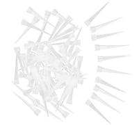 LALAFINA Tubes Porte-fleurs en Plastique Transparent Accessoires Jardin Simples 100 Pièces pour Fixation de Fleurs et Branches pour Arrangement Floral