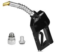 LALAGO Pistolet de Distribution avec Système D'arrêt Automatique Noir, Buse pour Fioul et Diesel Pompe, Buse Diesel Automatique Pompe d'aspiration D'huile pour Pompage Transvasement