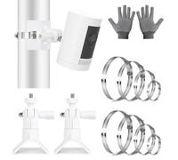 LALAGO Support de mât universel pour caméra de surveillance Arlo Pro 4 Arlo Pro 3 Arlo Pro 2 eufyCam 2C/2C Pro/3/3C eufyCam 1 et 2 eufyCam E Arlo Ultra Arlo Ultra 2, Support de mât pour caméra (2 pcs)