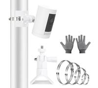 lalago Support de mât Universel pour caméra de Surveillance Arlo Pro 4 Arlo Pro 3 Arlo Pro 2 eufyCam 2C/2C Pro/3/3C eufyCam 1 et 2 eufyCam E Arlo Ultra Arlo Ultra 2, Support de mât pour caméra