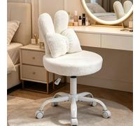 LALAHO Chaise Bureau Enfant, Chaise Pivotante Blanc