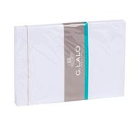 Lalo 19101L - Un paquet sous film de 25 enveloppes gommées blanches Diploma 13,1x19 cm 120g, Blanc