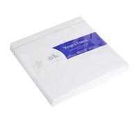 Lalo 22450L Pack 25 Enveloppes Doublées Gommées 16,5x16,5 Vergé Extra Blanc