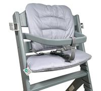 LaLoona Coussin Chaise Haute Bebe Confort Timba - Gris | Assise bébé 2 pièces, rembourrée, imperméable, certifiée OEKO-TEX Standard 100, lavable en machine