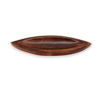 LAMARE - Porte-Encens en Bois Tropical pour Bâtonnets - Fait Main - Brûleur et Collecteur de Cendres Fait Main - 100% Écologique - Paris 31 x 10 x 2,5 cm