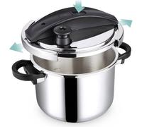 Lamart LTDSD6 Autocuiseur de table de cuisson 6 L Noir, Acier inoxydable