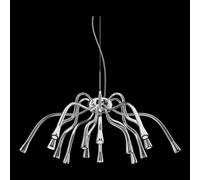 LAMBIO 15xLED/1W, CHROME L : 610, l : 610, H : 1150, douille LED,