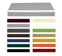 Lambrequin Droit pour Store Banne, Tissu de Bandeau Remplacement Imperméable, Bord Droit de Rechange pour Auvent Terrasse, Balcon, Jardin, Camping-Car(Gris Clair,B360cm)