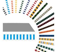 Lambrequin Droit Rechange Store Banne, Tissu de Remplacement de Cantonnière D’Auvent, Volant Imperméable, Bandeau Rechange Store Banne Droit pour Balcon Terrasse RV Auvent(Bleu-Blanc 2,B280cm)