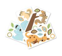 Lambs & Ivy Animal Antics Applique murale Bleu