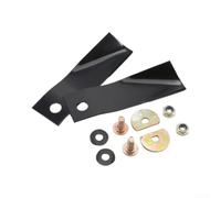 Lame 18 Pouces Acier pour honda 196 216 Lame 18 Pouces Acier(18) | Jeu de 2 lames, boulons inclus, rondelles excentriques, écrous frein, montage rapide