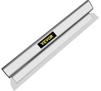 Lame à lisser pour cloisons sèches, couteau à lisser de 40 pouces, couteau à mastic en acier inoxydable, outil de finition, embouts résistants aux chocs pour plaques de plâtre Sheetrock, Gyprock et Wa