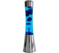 Lame à poser en métal et verre Fisura Lave Bleu et Argent