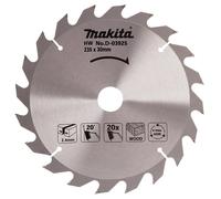 LAME CARBURE D235 MM STANDARD BOIS POUR SCIE CIRCULAIRE 20 DENTS - MAKITA - D-03925