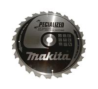 Lames carbures ''Specialized'' bois avec clous Ø355mm - MAKITA B-33087