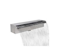 vidaXL Lame d'eau rectangulaire 45 cm en acier inoxydable pour piscine