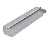 vidaXL Lame d'eau Rectangulaire à LED pour Piscine en Acier Bassin Jardin